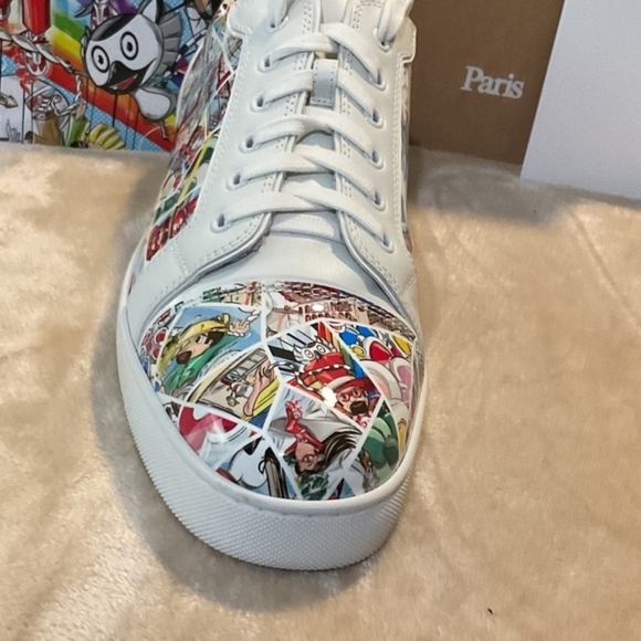 Christian Louboutin Multicolor Graphic Sneakers - Picture 2 of 15